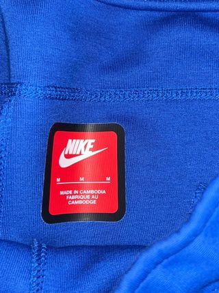 Chándal Tech Fleece Nike Azul y Rosa
