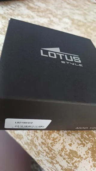 Pulsera Lotus Piel Hombre Negra y Azul