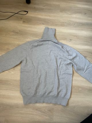 Jersey Lacoste Gris Cuello Alto