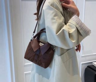 Borsa Shirt Design Mano/Tracolla Marrone