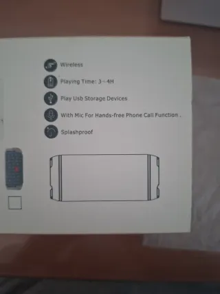 Altavoz Bluetooth T&G Camuflaje Militar