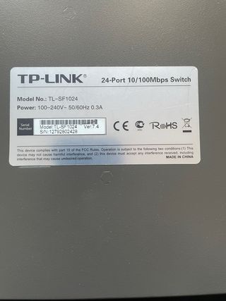 Switch TP-Link TL-SF1024 24 Puertos