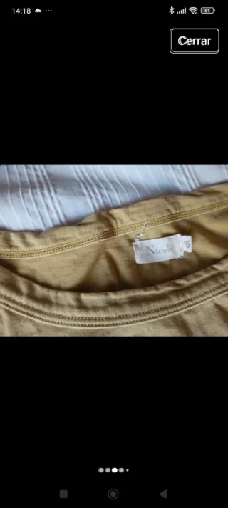 Camiseta manga 3/4 con estampado