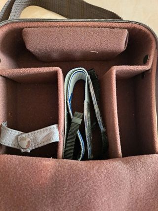 Borsa porta fotocamera beige