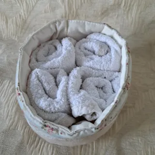 Set 4 mini asciugamani cotone