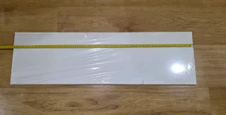 Estante flotante de madera blanco 80cm X 24cm