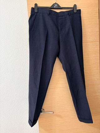 Pantalón de vestir Hugo Boss azul