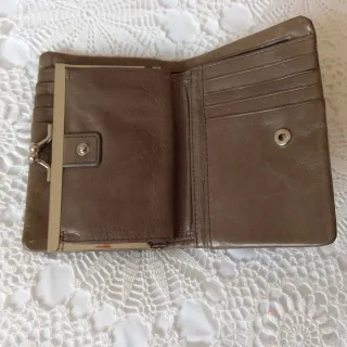 Bimba y Lola Cartera Monedero Marrón Verde Oliva .