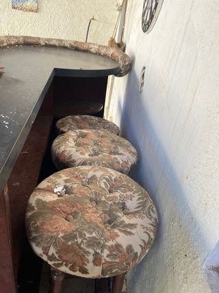 Barra de bar vintage para salón