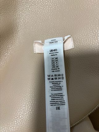 Abrigo reversible mujer beige/marrón