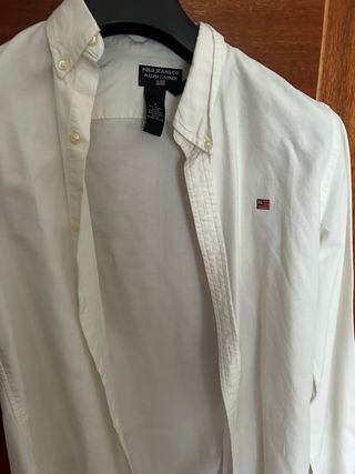 Camisa Polo Ralph Lauren Blanca Mujer Talla S