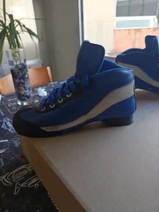 Botas Hockey Patines Wolkam Azul Núm 42