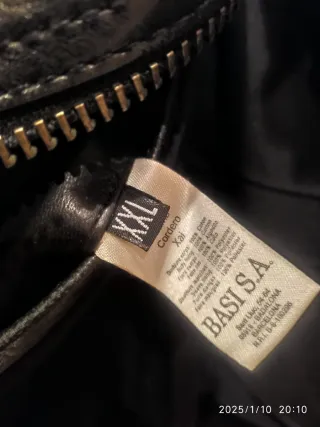 Chaqueta de piel Armando Basi marrón