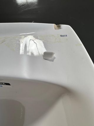 Lavabo Roca Victoria Porcelana Blanco