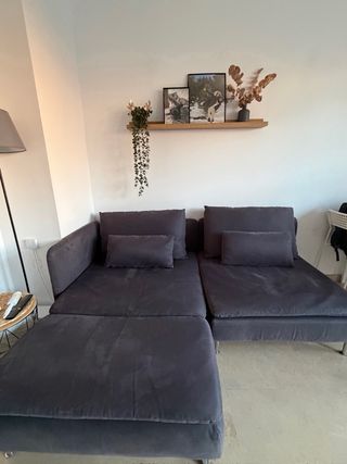 Sofá modular Söderhamn Ikea gris