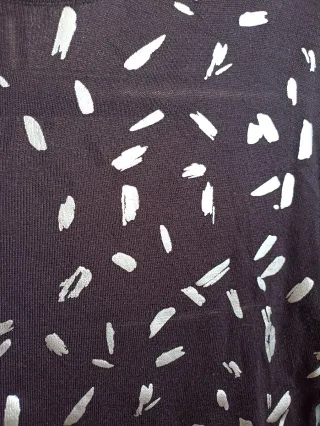 Jersey fino Zara azul plateado