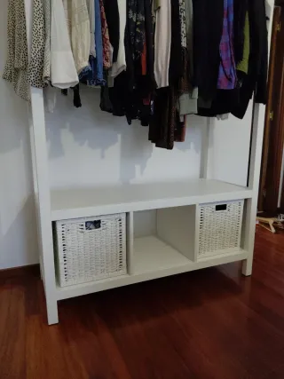Armario Abierto Ikea Hemnes Blanco