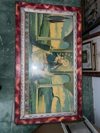 Cuadro Virgen María con Marco
