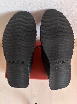 Zapatillas Reebok Talla 38 Cuero Negro Rosa