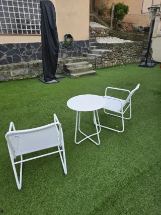 Conjunto de jardin nuevo 2 sillones y 1 mesa nuevo
