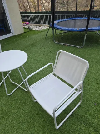Conjunto de jardin nuevo 2 sillones y 1 mesa nuevo