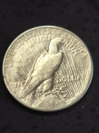 Moneda Peace Dollar Plata 1934