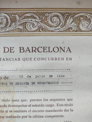 Títulos Ayuntamiento Barcelona