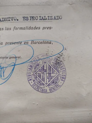 Títulos Ayuntamiento Barcelona