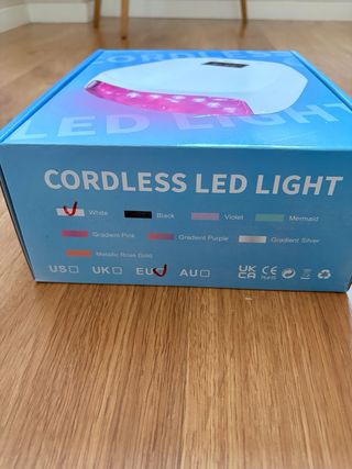 Lampara de uñas uv/led 96w inalmbrica