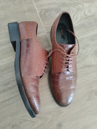 Zapatos Geox Piel Marrón Talla 40