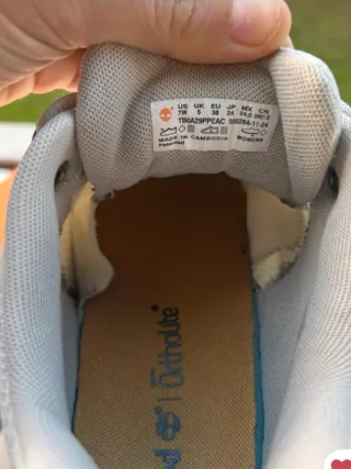 Scarpe Timberland Running Panna Taglia 38