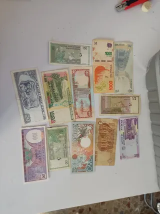 Lote de Billetes del Mundo