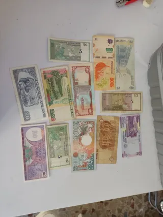 Lote de Billetes del Mundo