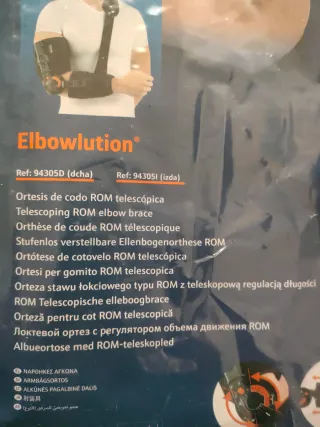 Ortesis Orliman codo brazo Izquierdo OSC 010A.