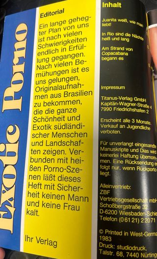 6 color climax adult erotic magazines 1983->1990