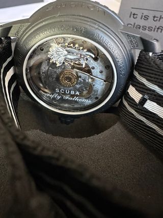 Swatch x Blancpain Fifty Fathoms. Nuovo + cinturino