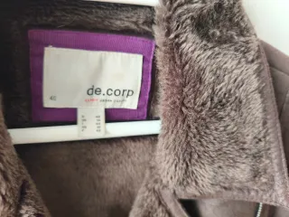 Chaqueta aviador forrada marrón talla 40