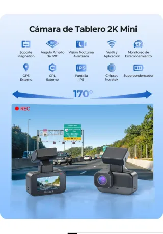 Mini cámara coche Krunia K1