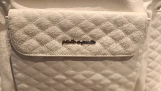 Bolso Pasito a Pasito para carrito de bebé crema