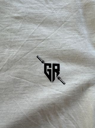 Camiseta Gymrats Wear Oversize crema