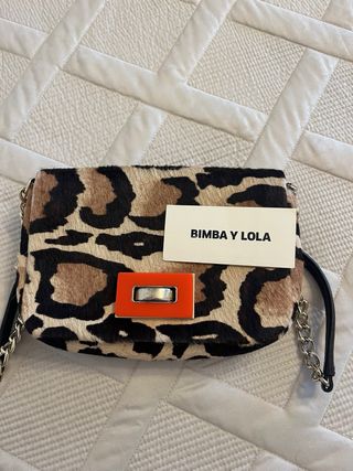 Bolso Bimba y Lola estampado leopardo
