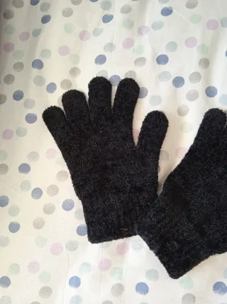 Guantes elásticos negros