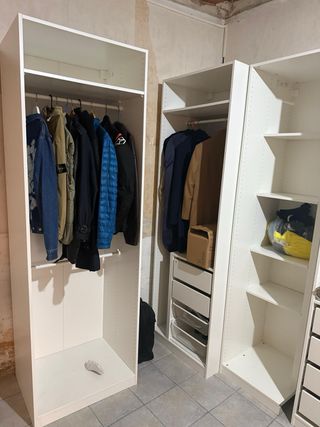 Armario esquinero PAX IKEA blanco