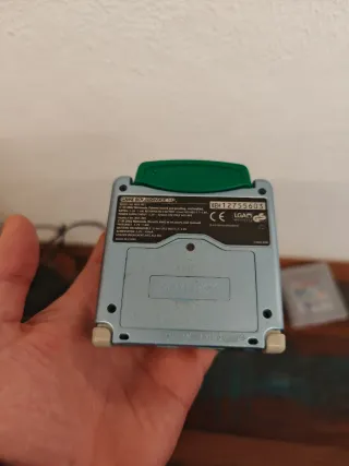 Game Boy Advance SP cargador y juego