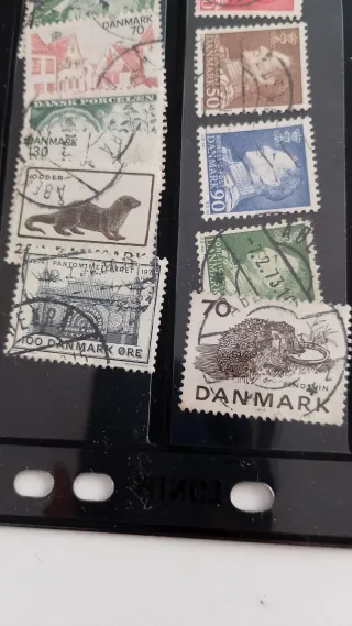 Francobolli Norvegia e Danimarca