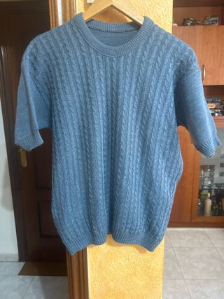Jersey de punto azul talla XL sin estrenar