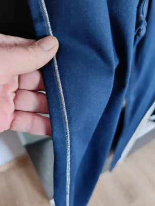 Vaqueros tipo legging azul