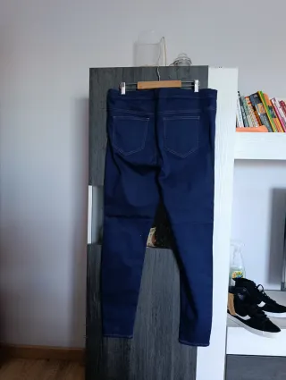 Vaqueros tipo legging azul