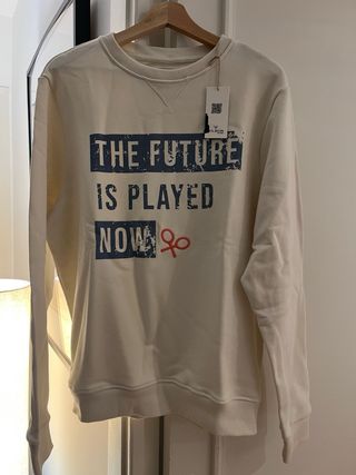 Sudadera Silbon Blanca Talla L