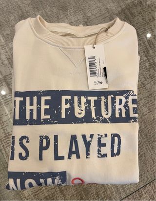 Sudadera Silbon Blanca Talla L